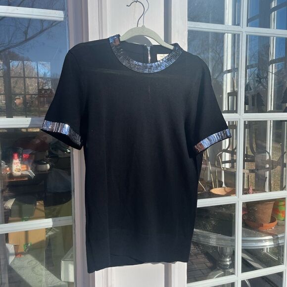 Kate Spade All That Glitters Sequin Davey Sweater NWT - Picture 3 of 10